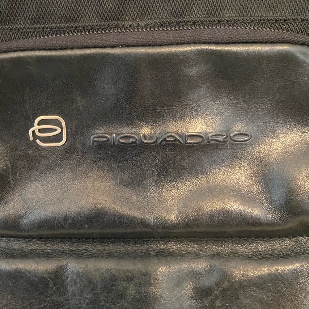 Piquadro Leather Crossbody Bag - Picture 3 of 8